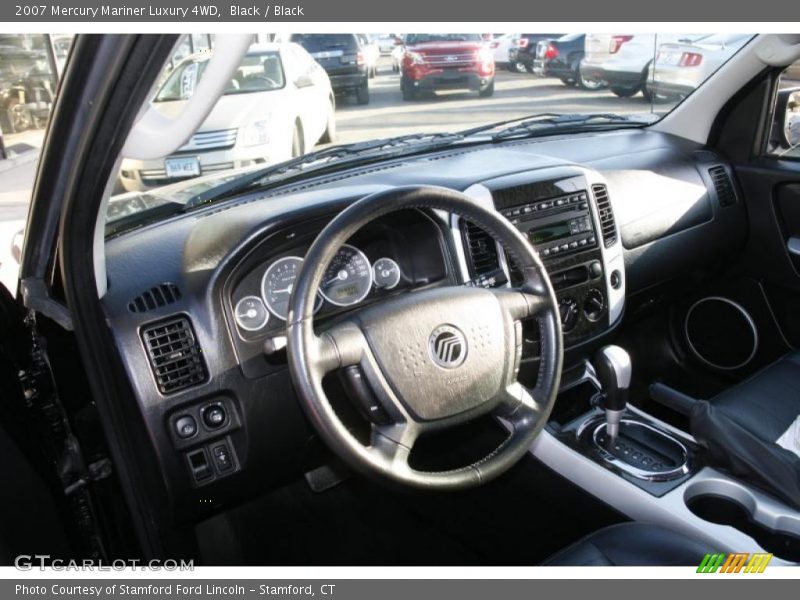 Black / Black 2007 Mercury Mariner Luxury 4WD
