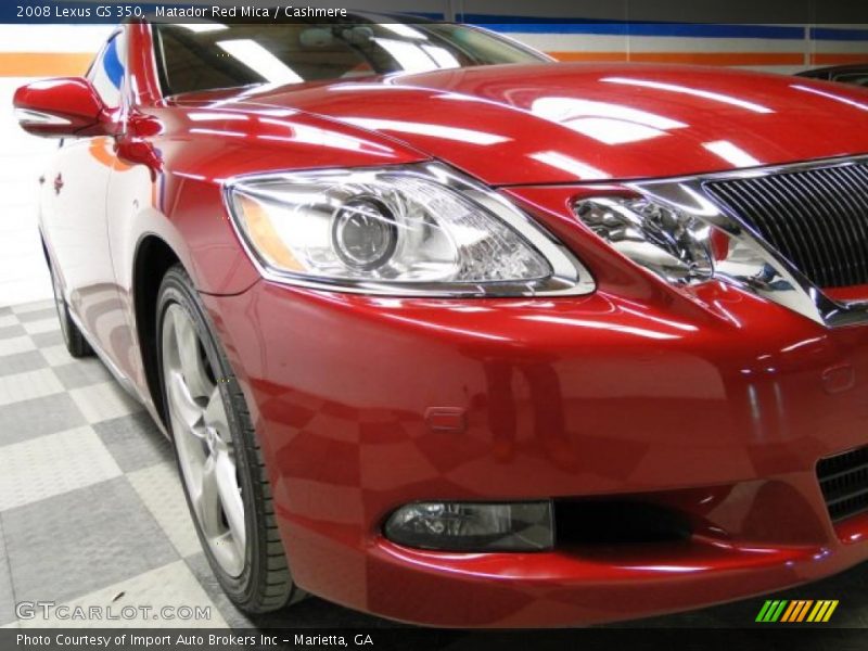 Matador Red Mica / Cashmere 2008 Lexus GS 350