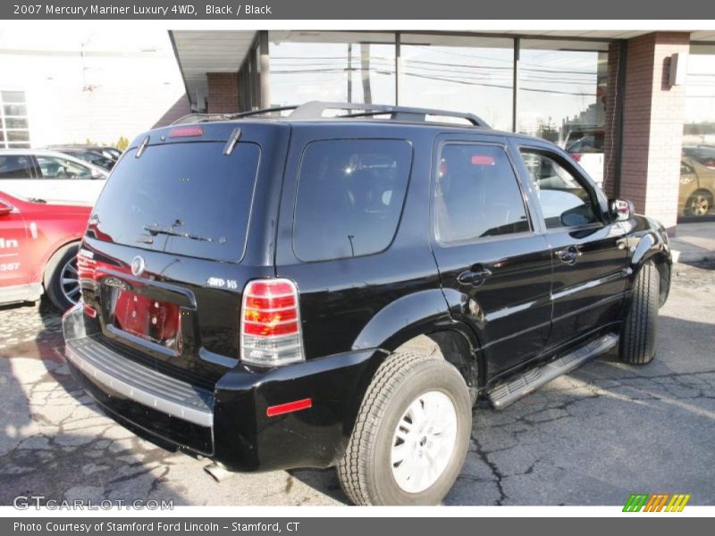 Black / Black 2007 Mercury Mariner Luxury 4WD