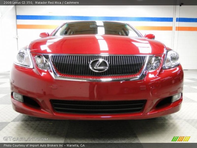Matador Red Mica / Cashmere 2008 Lexus GS 350