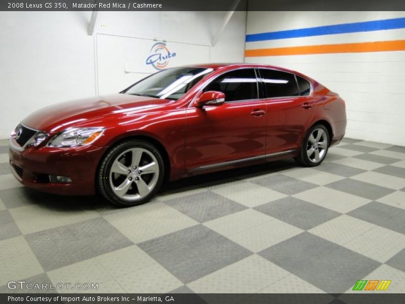 Matador Red Mica / Cashmere 2008 Lexus GS 350