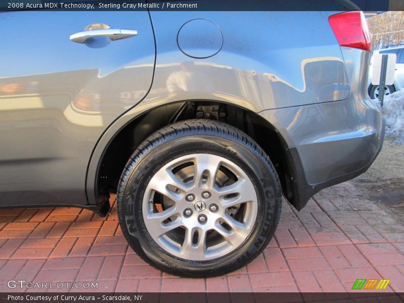 Sterling Gray Metallic / Parchment 2008 Acura MDX Technology