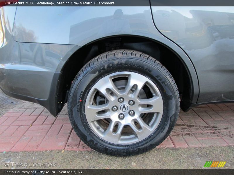 Sterling Gray Metallic / Parchment 2008 Acura MDX Technology