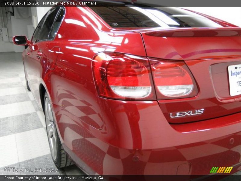 Matador Red Mica / Cashmere 2008 Lexus GS 350