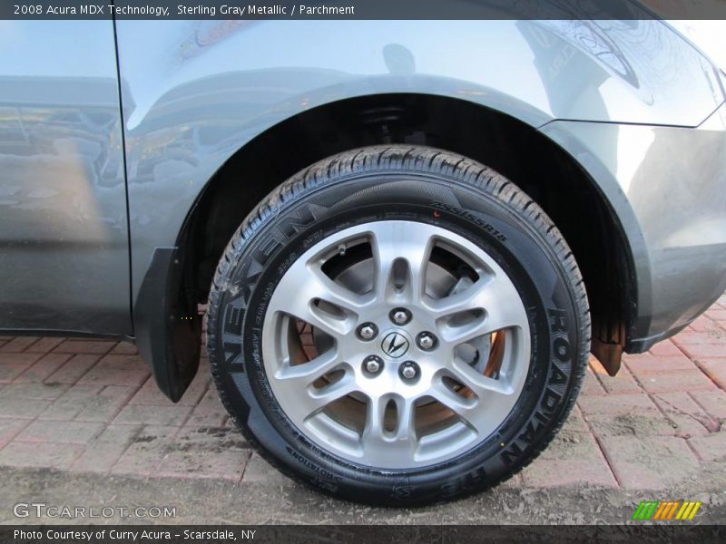 Sterling Gray Metallic / Parchment 2008 Acura MDX Technology