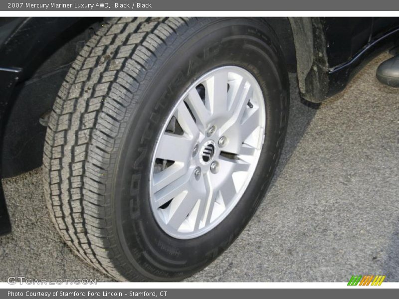 Black / Black 2007 Mercury Mariner Luxury 4WD