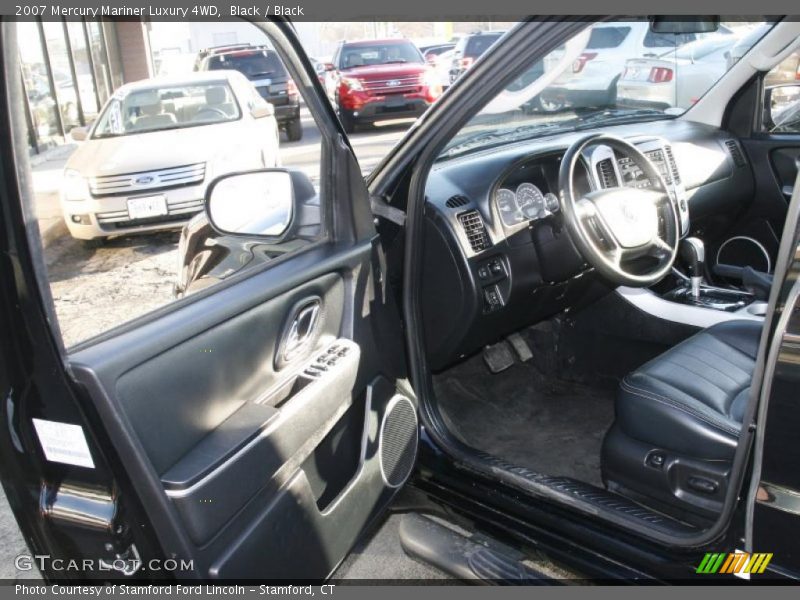 Black / Black 2007 Mercury Mariner Luxury 4WD