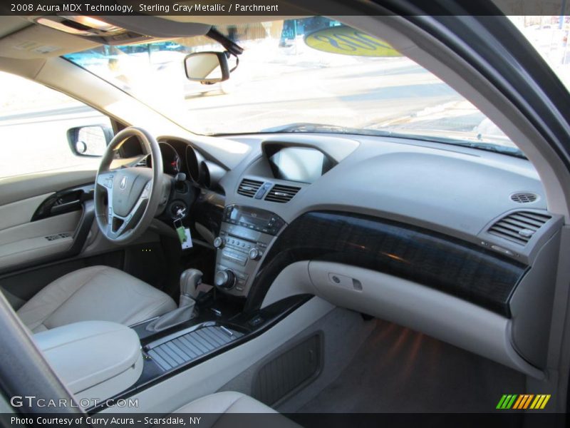 Sterling Gray Metallic / Parchment 2008 Acura MDX Technology
