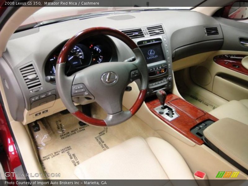 Matador Red Mica / Cashmere 2008 Lexus GS 350