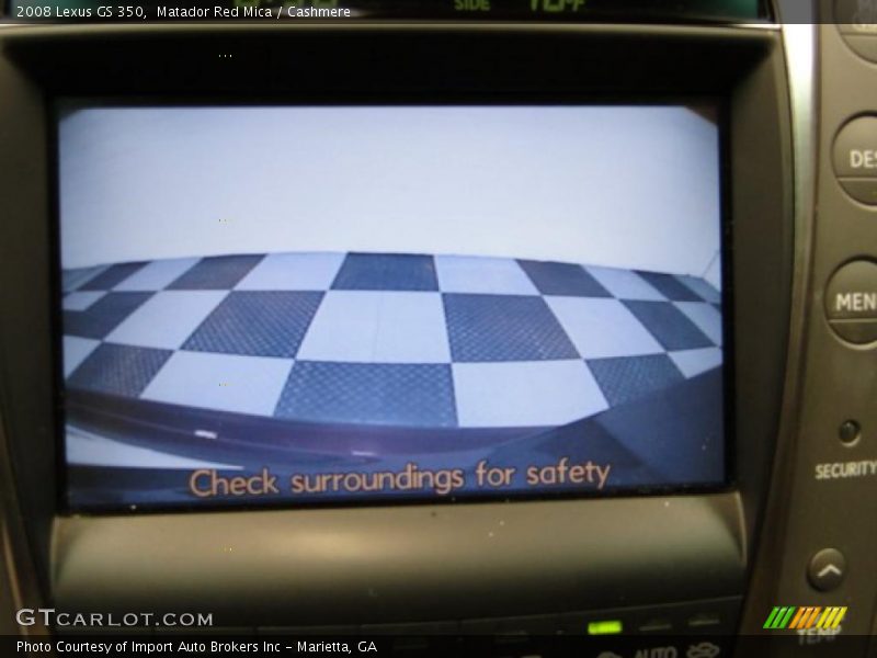 Matador Red Mica / Cashmere 2008 Lexus GS 350