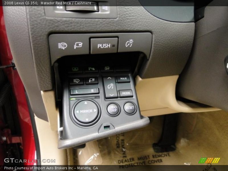 Matador Red Mica / Cashmere 2008 Lexus GS 350