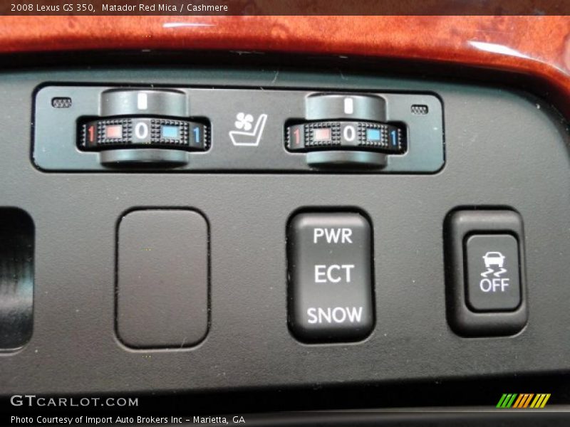 Matador Red Mica / Cashmere 2008 Lexus GS 350
