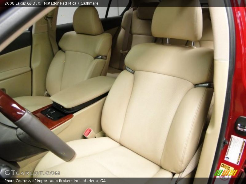 Matador Red Mica / Cashmere 2008 Lexus GS 350