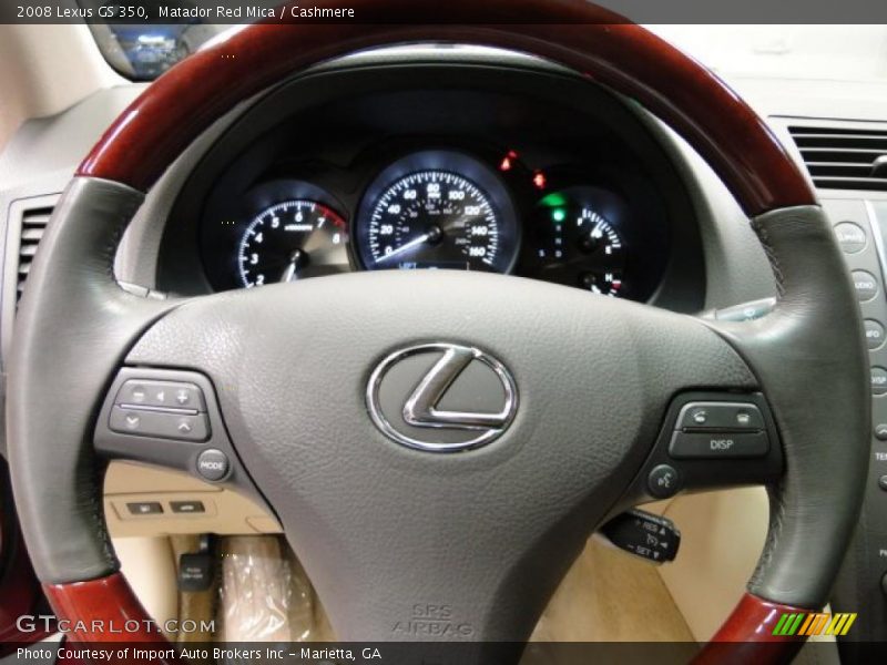Matador Red Mica / Cashmere 2008 Lexus GS 350