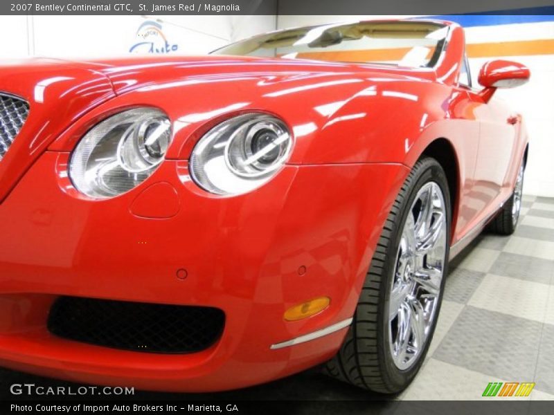 St. James Red / Magnolia 2007 Bentley Continental GTC