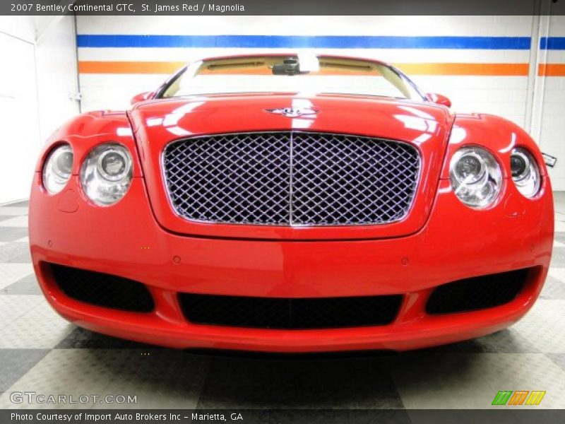 St. James Red / Magnolia 2007 Bentley Continental GTC