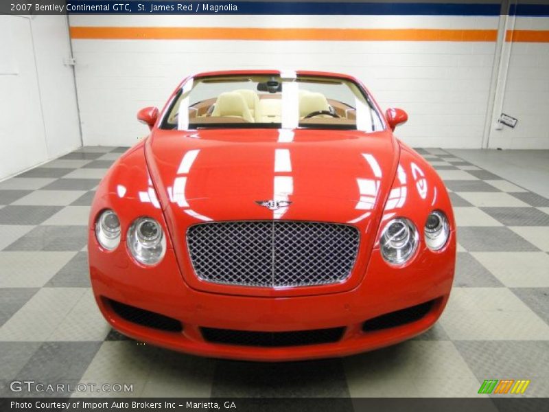 St. James Red / Magnolia 2007 Bentley Continental GTC