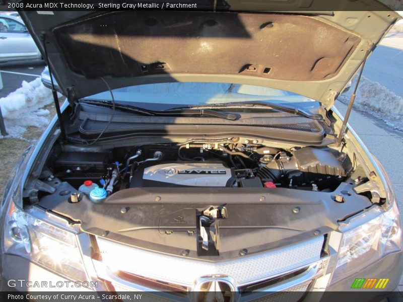 Sterling Gray Metallic / Parchment 2008 Acura MDX Technology