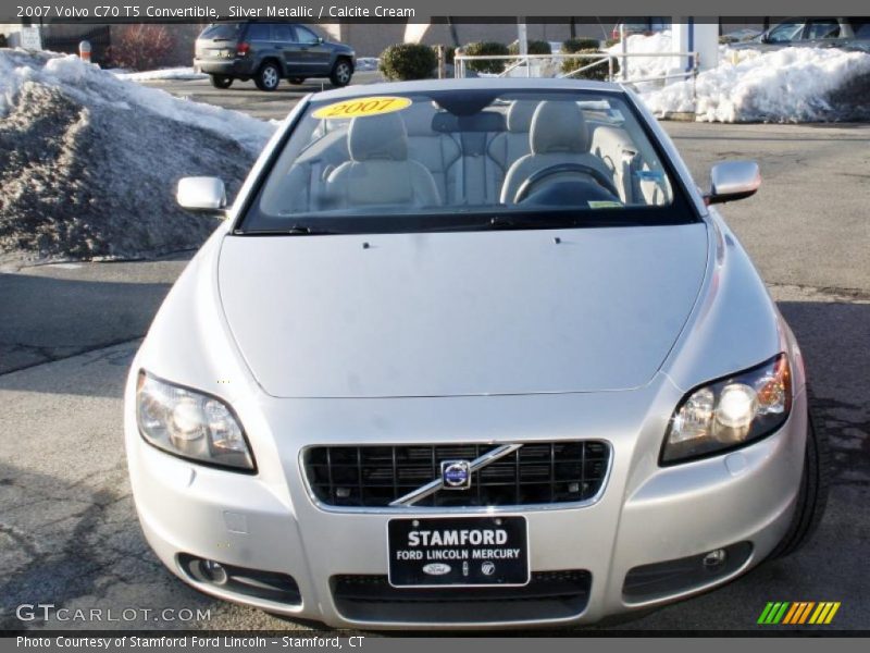 Silver Metallic / Calcite Cream 2007 Volvo C70 T5 Convertible