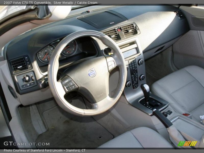 Silver Metallic / Calcite Cream 2007 Volvo C70 T5 Convertible