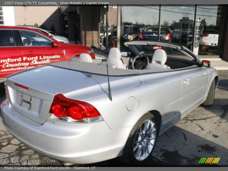 Silver Metallic / Calcite Cream 2007 Volvo C70 T5 Convertible