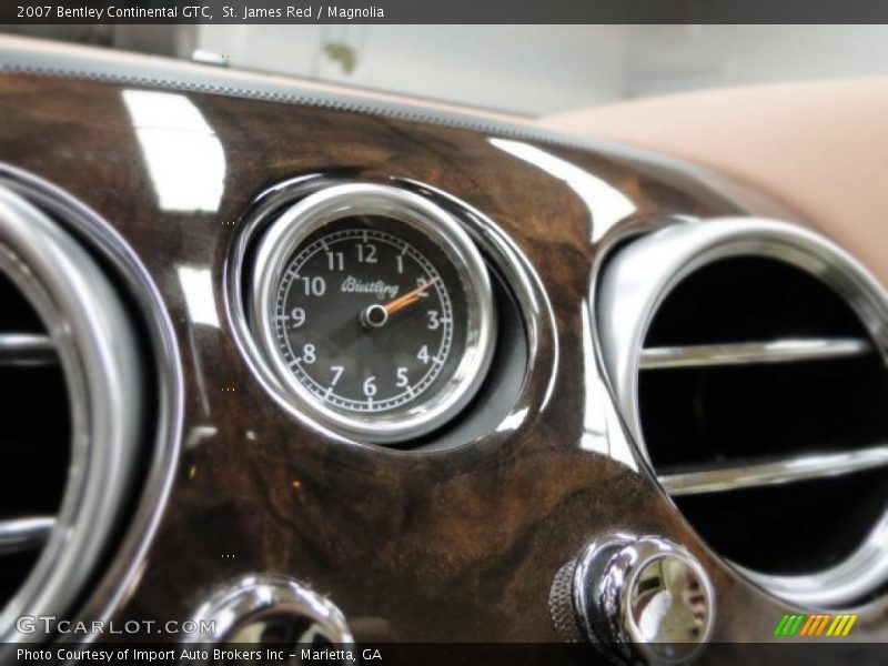 St. James Red / Magnolia 2007 Bentley Continental GTC