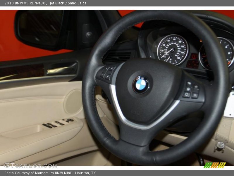 Jet Black / Sand Beige 2010 BMW X5 xDrive30i
