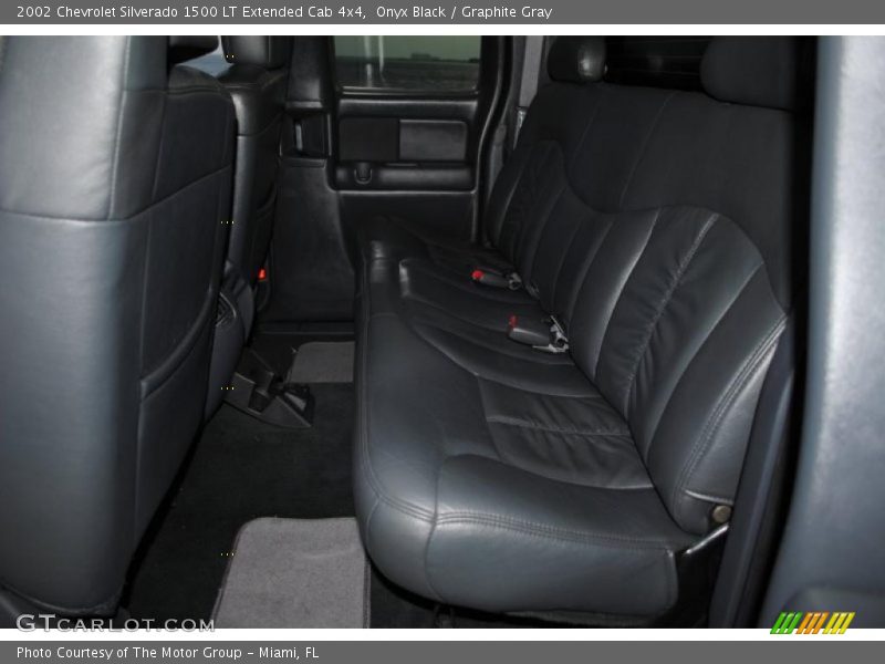 Onyx Black / Graphite Gray 2002 Chevrolet Silverado 1500 LT Extended Cab 4x4