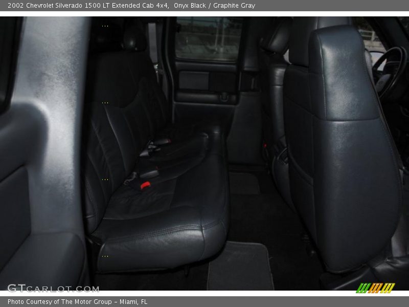 Onyx Black / Graphite Gray 2002 Chevrolet Silverado 1500 LT Extended Cab 4x4