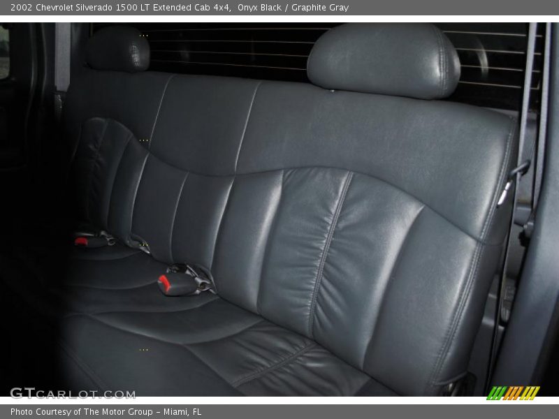 Onyx Black / Graphite Gray 2002 Chevrolet Silverado 1500 LT Extended Cab 4x4