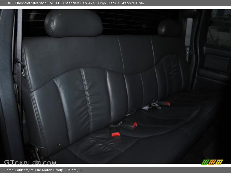 Onyx Black / Graphite Gray 2002 Chevrolet Silverado 1500 LT Extended Cab 4x4