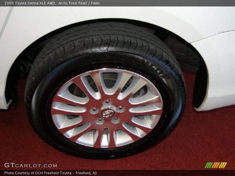 Arctic Frost Pearl / Fawn 2008 Toyota Sienna XLE AWD