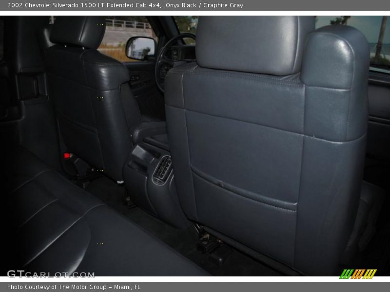 Onyx Black / Graphite Gray 2002 Chevrolet Silverado 1500 LT Extended Cab 4x4