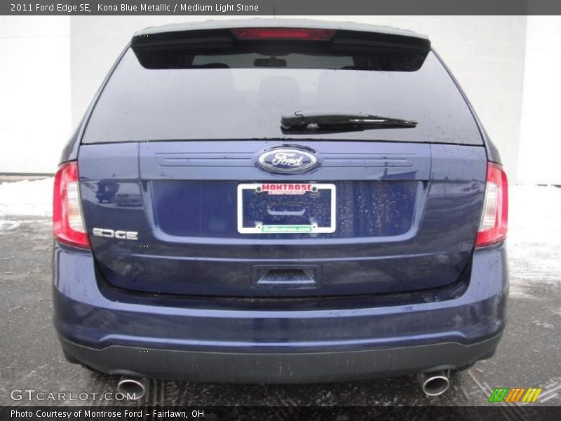 Kona Blue Metallic / Medium Light Stone 2011 Ford Edge SE