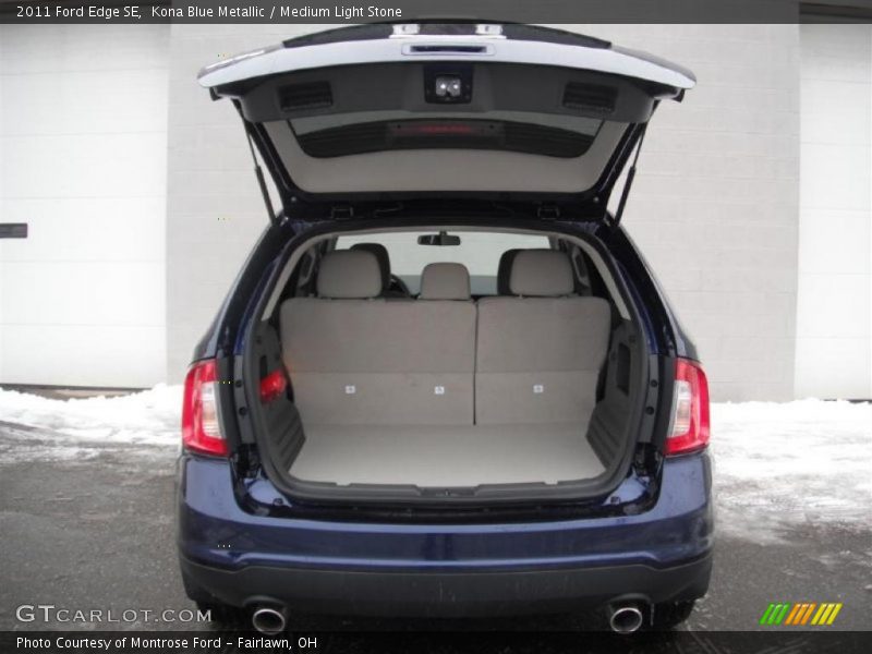 Kona Blue Metallic / Medium Light Stone 2011 Ford Edge SE