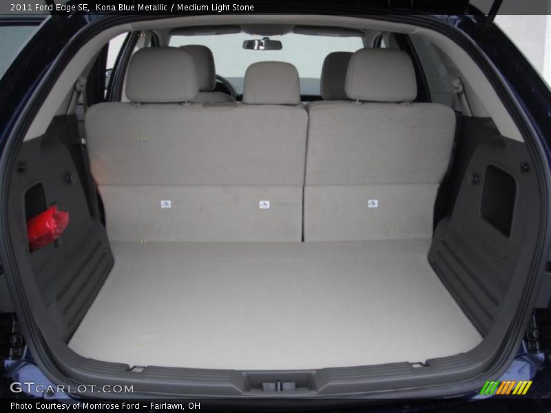 Kona Blue Metallic / Medium Light Stone 2011 Ford Edge SE