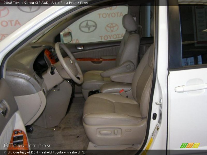Arctic Frost Pearl / Fawn 2008 Toyota Sienna XLE AWD