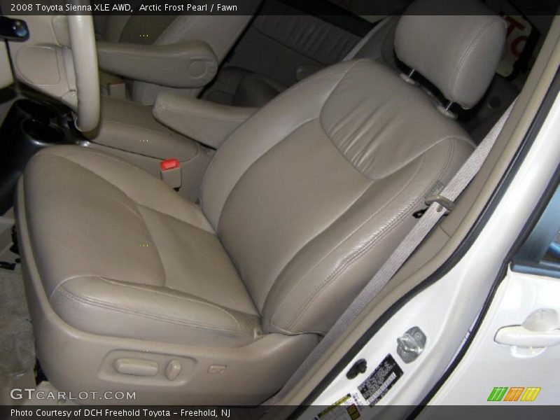 Arctic Frost Pearl / Fawn 2008 Toyota Sienna XLE AWD