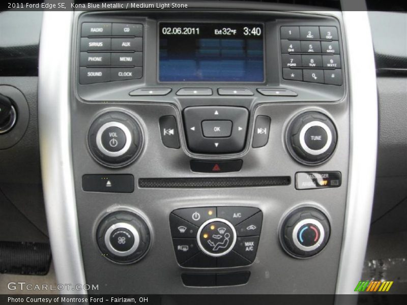 Kona Blue Metallic / Medium Light Stone 2011 Ford Edge SE