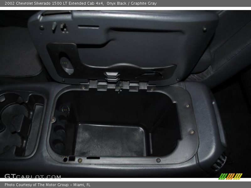 Onyx Black / Graphite Gray 2002 Chevrolet Silverado 1500 LT Extended Cab 4x4