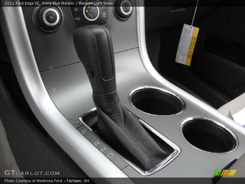 Kona Blue Metallic / Medium Light Stone 2011 Ford Edge SE