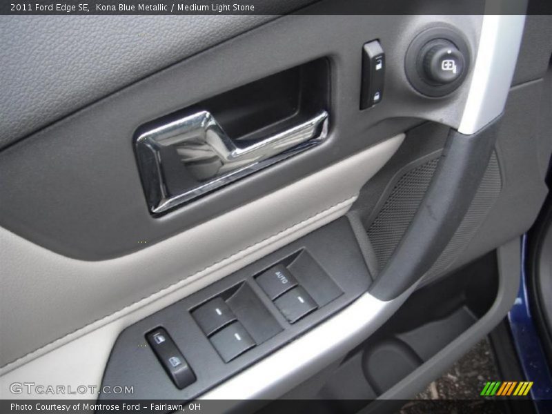 Kona Blue Metallic / Medium Light Stone 2011 Ford Edge SE