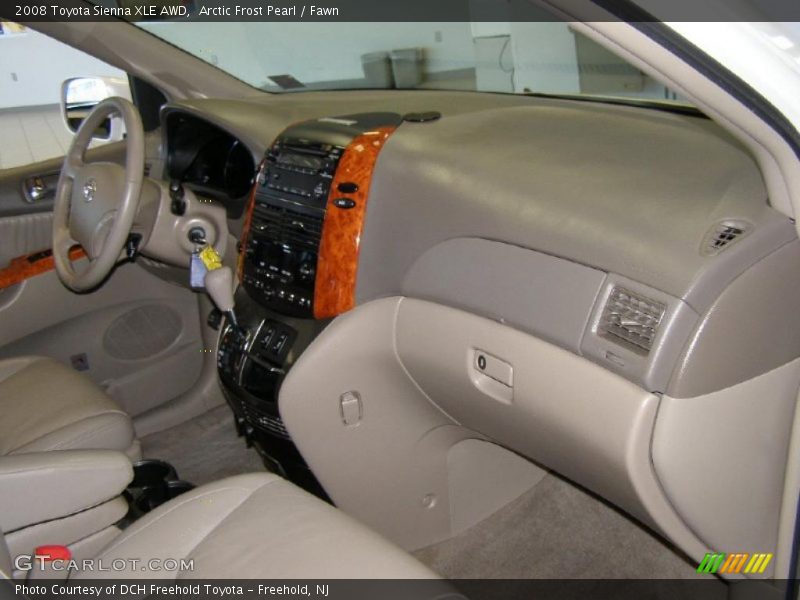 Arctic Frost Pearl / Fawn 2008 Toyota Sienna XLE AWD