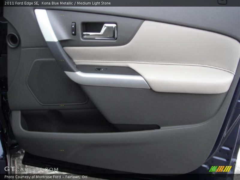 Kona Blue Metallic / Medium Light Stone 2011 Ford Edge SE