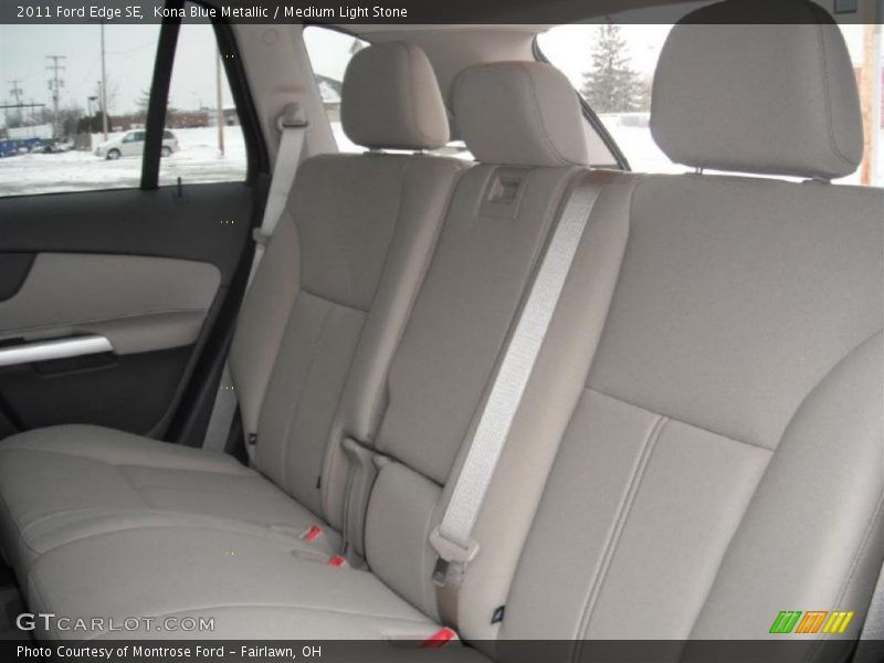Kona Blue Metallic / Medium Light Stone 2011 Ford Edge SE