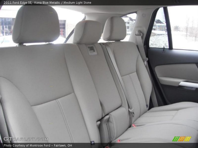 Kona Blue Metallic / Medium Light Stone 2011 Ford Edge SE