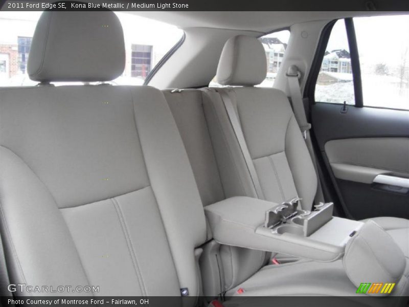 Kona Blue Metallic / Medium Light Stone 2011 Ford Edge SE