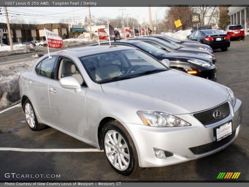 Tungsten Pearl / Sterling 2007 Lexus IS 250 AWD
