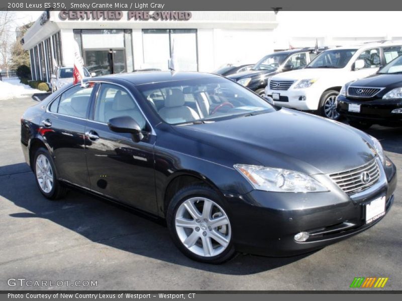 Smoky Granite Mica / Light Gray 2008 Lexus ES 350