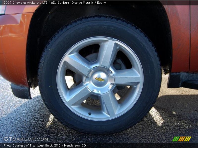 Sunburst Orange Metallic / Ebony 2007 Chevrolet Avalanche LTZ 4WD